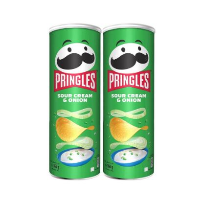 Picture of Pringles Sour Cream and Onion Chips 2 x 165 g