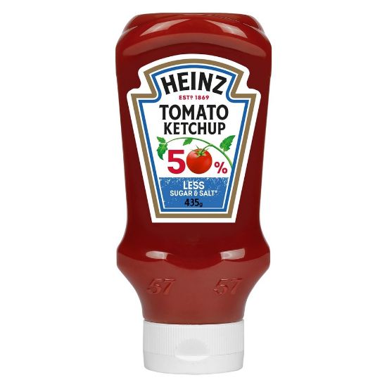 Picture of Heinz Less Sugar and Salt Tomato Ketchup 435g