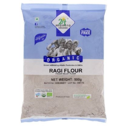 Picture of 24 Mantra Organic Ragi Flour 500g(N)