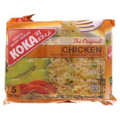 Picture of Koka The Original Chicken Flavour Instant Noodles 5 x 85g(N)