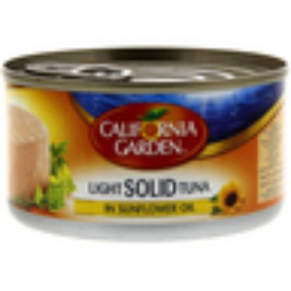 Picture of California Garden Canned Light Tuna Solid In Sunflower Oil 185g