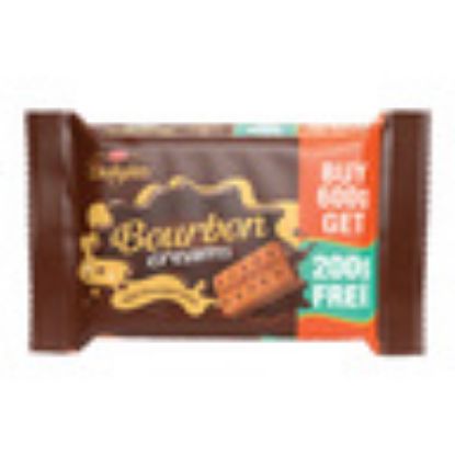 Picture of Tiffany Bourbon Chocolate Cream Biscuits 600g + 200g