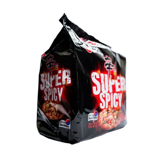 Picture of Nongshim Shin Red Super Spicy Instant Noodles 5 x 120g(N)