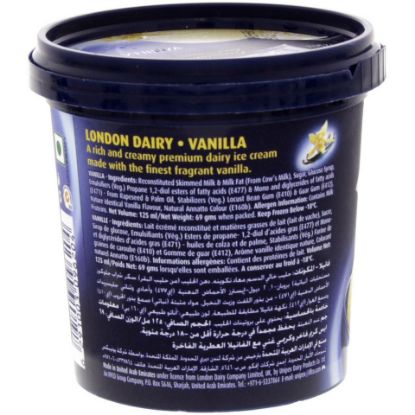 Picture of London Dairy Vanilla Ice Cream 125ml