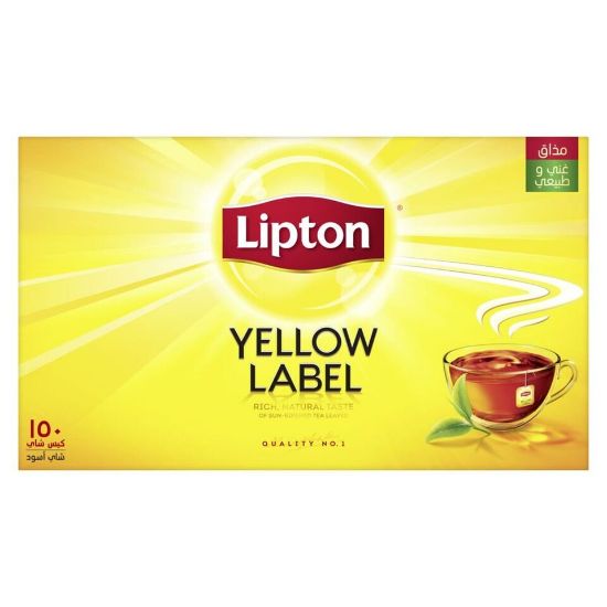 Picture of Lipton Yellow Label Black Tea 150 Teabags(N)