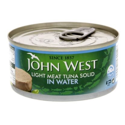 Picture of John West Light Meat Tuna Solid In Water 170g