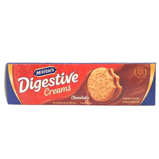 Picture of Mcvities Digestive Chocolate Cream Filled Wheat Biscuits 100g