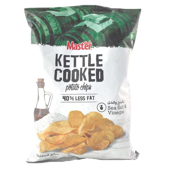 Picture of Master Kettle Cooked Sea Salt & Vinegar Potato Chips 170 g