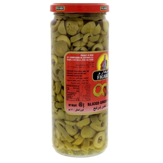 Picture of Figaro Sliced Green Olives 230g