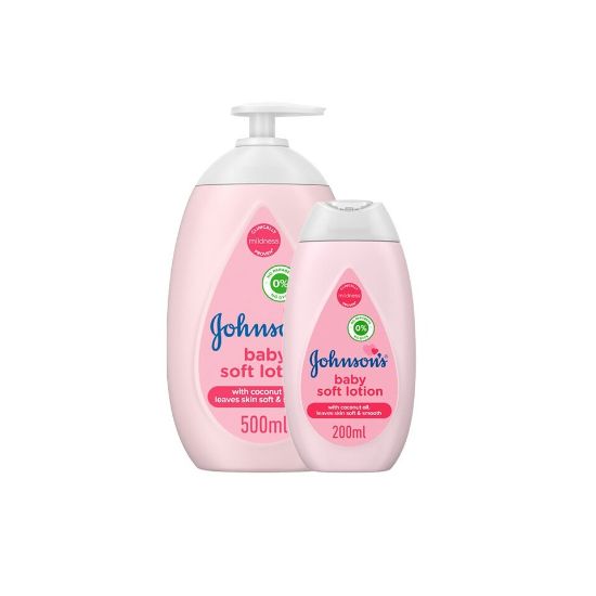 Picture of Johnson's Baby Soft Lotion 500 ml + 200 ml