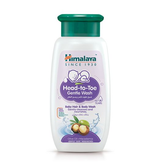 Picture of Himalaya Head To Toe Gentle Wash Baby Hair & Body Wash With Olive Oil & Macadamia 400ml