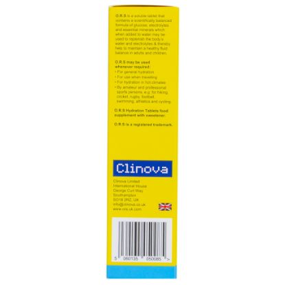 Picture of Clinova ORS Hydration Tablets Lemon Flavour 24pcs