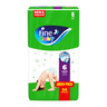 Picture of Fine Baby Diapers Double Lock Junior Size 16+kg Value Pack 54 pcs