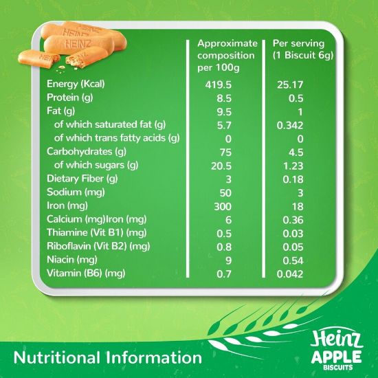 Picture of Heinz Apple Biscuit 240g