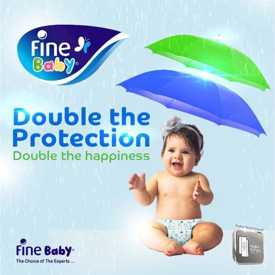 Picture of Fine Baby Diapers Size 4 Large 7-14kg Mega Pack 74pcs