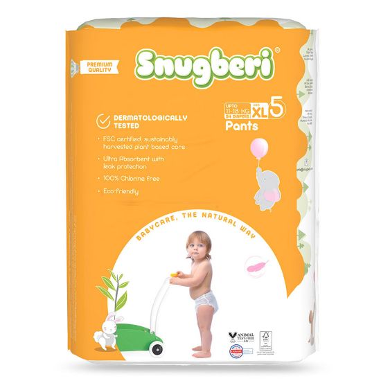 Picture of Snugberi Baby Diaper Pants Size 5, XL 11-18kg 54pcs