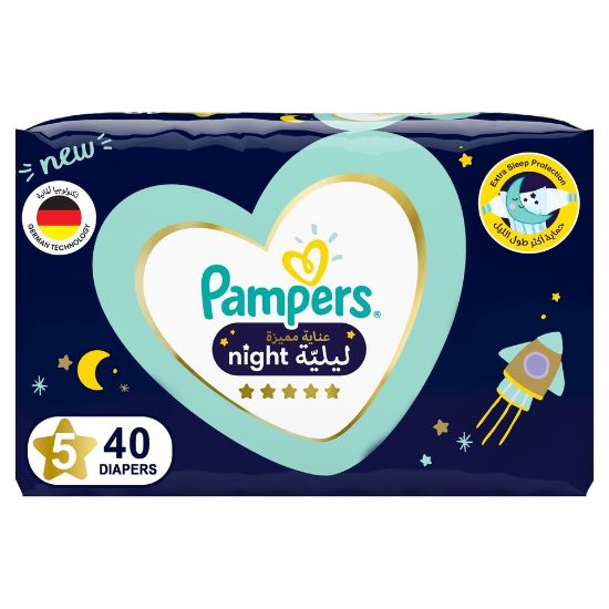 Picture of Pampers Premium Care Night Diapers Size 5 12-17kg 40pcs