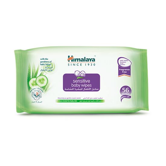 Picture of Himalaya Baby Wipes Sensitive 56pcs