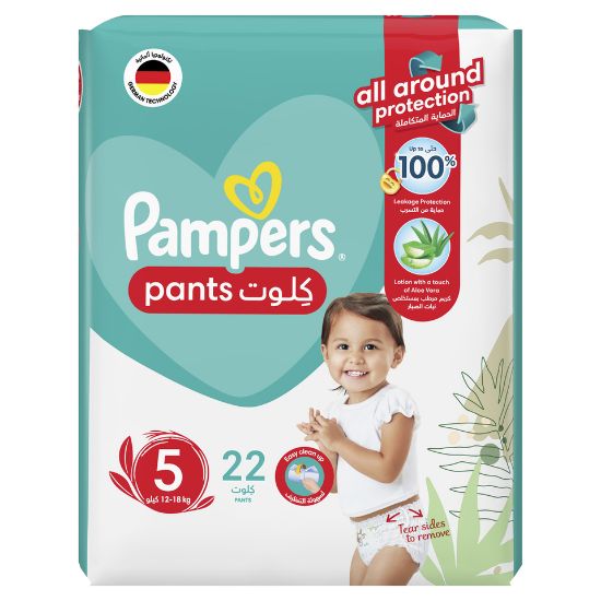 Picture of Pampers Baby-Dry Pants Diapers Size 5, 12-18kg 22pcs