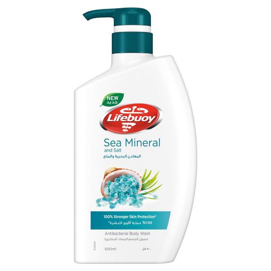 Picture of Lifebuoy Antibacterial Sea Minerals And Salt Bodywash 500ml