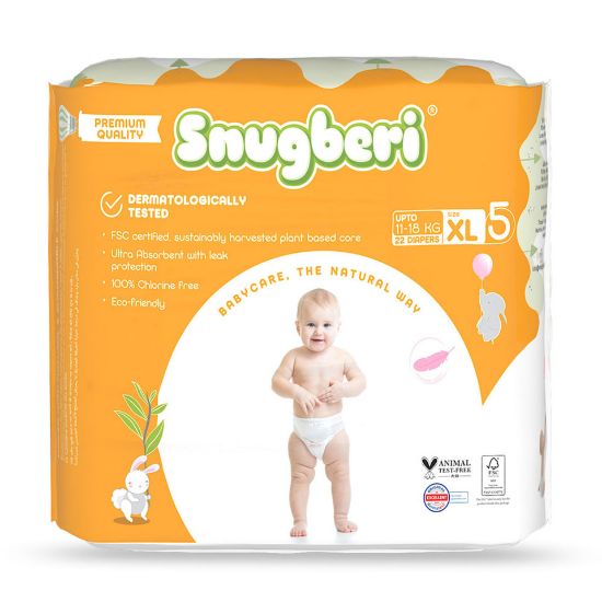 Picture of Snugberi Baby Diaper Size 5, XL 11-18kg 22pcs