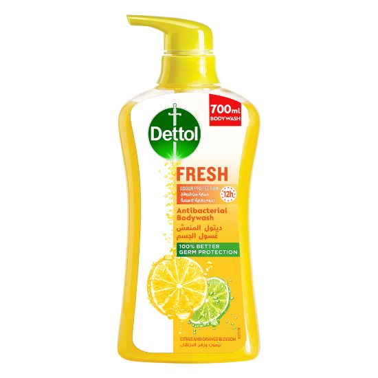 Picture of Dettol Fresh Showergel & Bodywash Citrus & Orange Blossom Fragrance 700ml