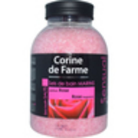 Picture of Corine De Farme Bath Sea Salt Rose 1.3kg