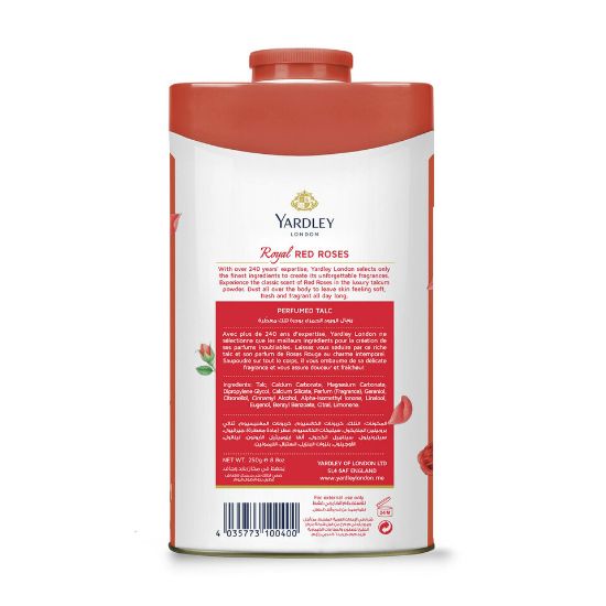 Picture of Yardley Red Rose Perfumed Talc 250g