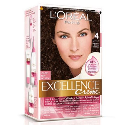 Picture of L'Oreal Paris Excellence Creme 4 Brown 1pkt