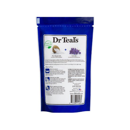 Picture of Dr Teal's Pure Epsom Salt Soaking Solution Soothe & Sleep With Lavender 450g