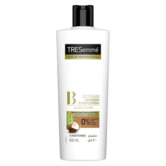 Picture of TRESemme Botanix Natural Nourish & Replenish Conditioner with Coconut Milk & Aloe Vera for Dry Hair 400ml