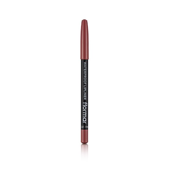 Picture of Flormar Waterproof Lipliner Pencil - 202 Soft Pink Brown 1pc