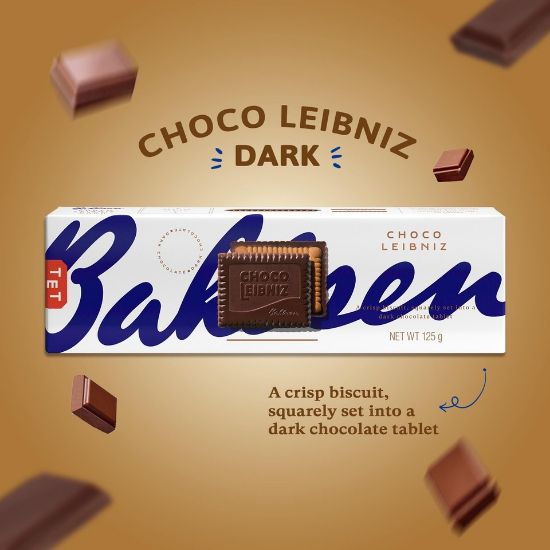 Picture of Bahlsen Choco Leibniz Dark Biscuits 125g