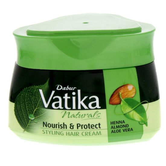 Picture of Dabur Vatika Nourish & Protect Styling Hair Cream Almond 210ml