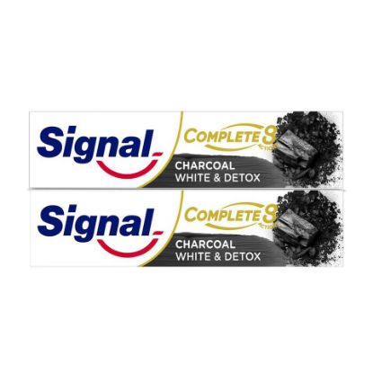 Picture of Signal Complete 8 Toothpaste Charcoal 2 x 100ml