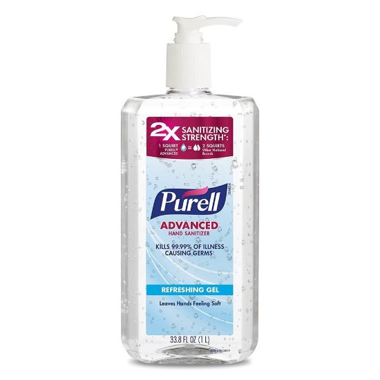 Picture of Purell Advanced Hand Sanitizer Refreshing Gel 1Litre