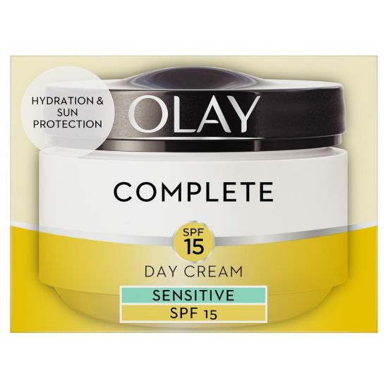 Picture of Olay Complete Moisturiser Day Cream SPF 15 For Sensitive Skin 50g