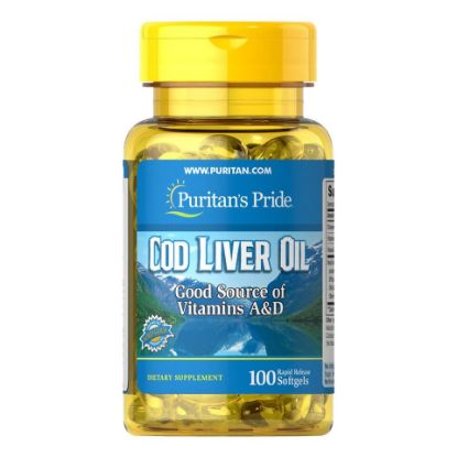 Picture of Puritan's Pride Cod Liver Oil 100pcs