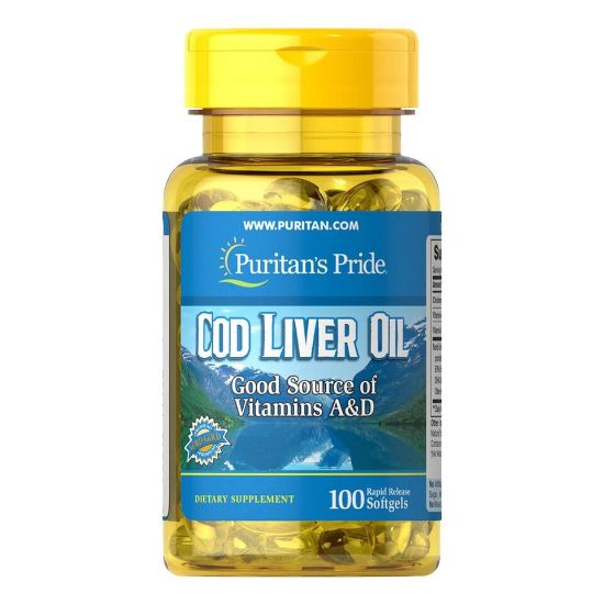 Picture of Puritan's Pride Cod Liver Oil 100pcs