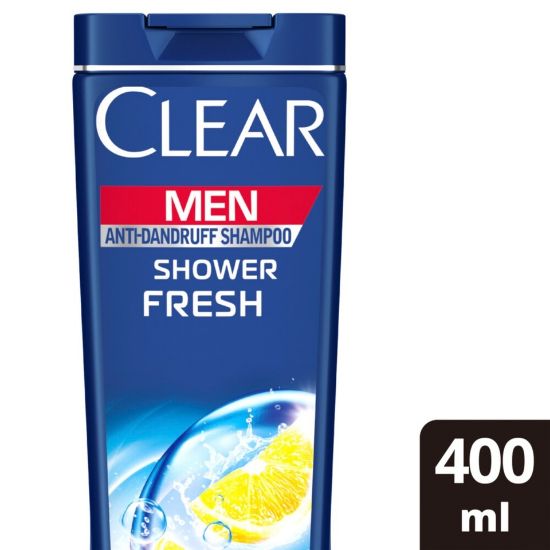 Picture of Clear Men's Shower Fresh Anti-Dandruff Shampoo 400ml