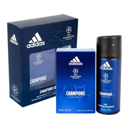 Picture of Adidas EDT UEFA Champion League 100ml + Deo Body Spray 150ml