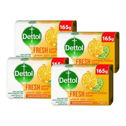 Picture of Dettol Fresh Anti Bacterial Soap 4 x 165g