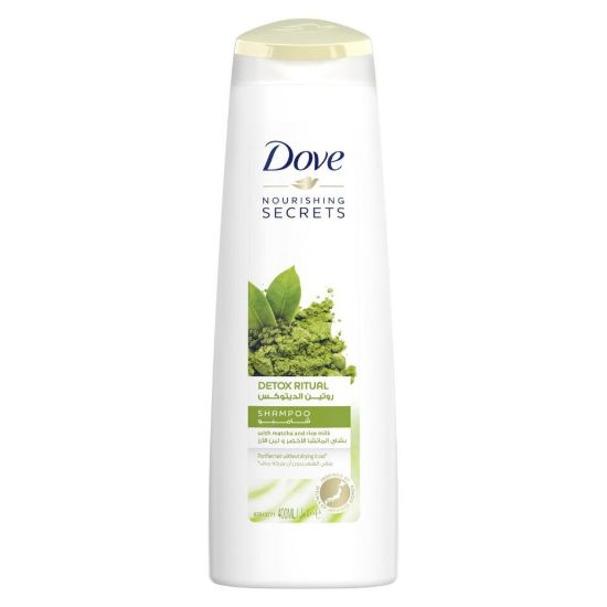 Picture of Dove Nourishing Secrets Shampoo Detox Ritual- Matcha and Rice Milk 400ml