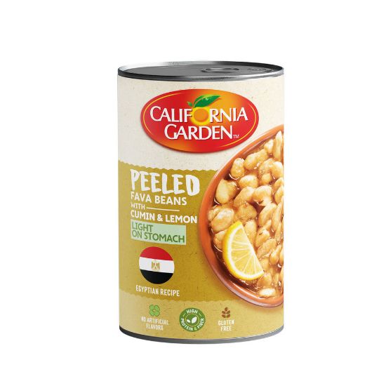 Picture of California Garden Peeled Fava Beans With Cumin & Lemon Value Pack 3 x 450g