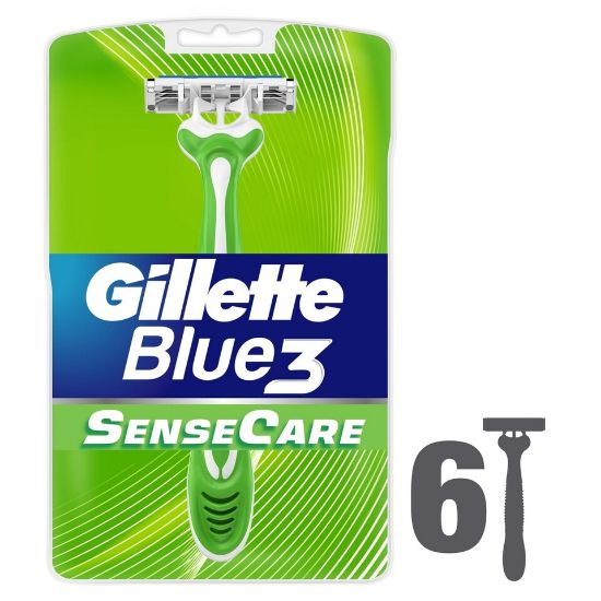 Picture of Gillette Blue3 Sense Care Men’s Disposable Razors 6pcs