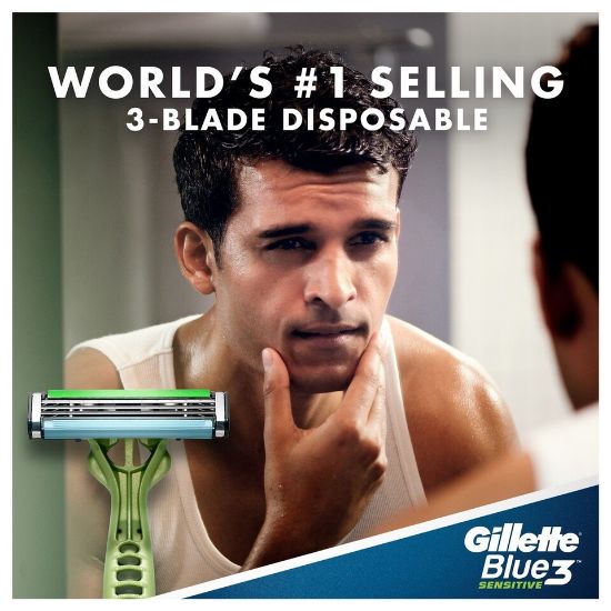 Picture of Gillette Blue3 Sense Care Men’s Disposable Razors 6pcs