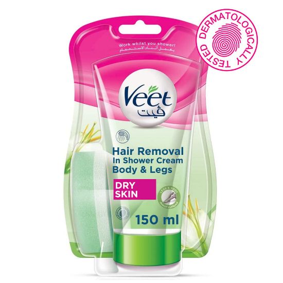 Picture of Veet Hair Removal In-Shower Cream Dry Skin 150ml