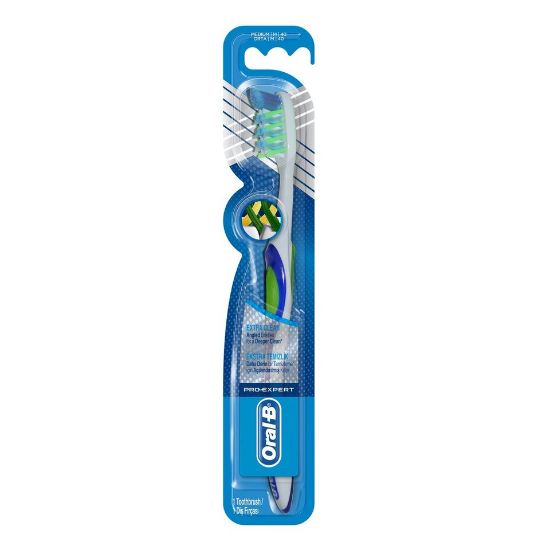 Picture of Oral-B Pro-Expert Extra Clean Medium Manual Toothbrush Assorted Color 1pc