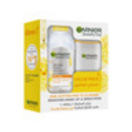 Picture of Garnier Skin Active Vitamin C Micellar Water 400ml + Cotton Pads