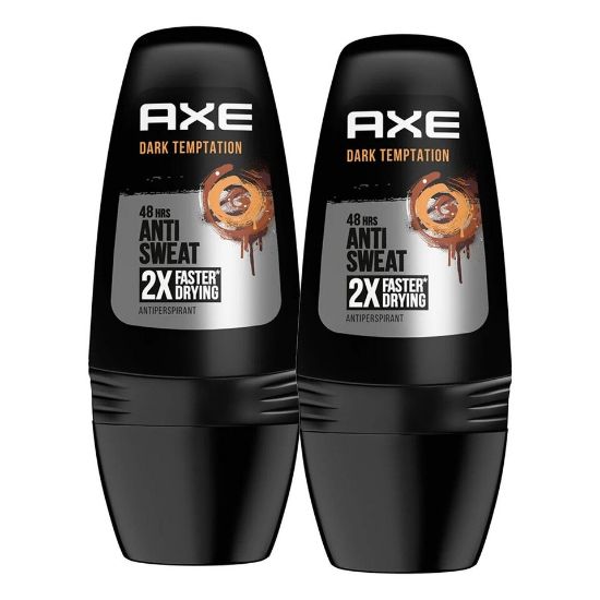 Picture of Axe Dark Temptation Antiperspirant Roll On 2 x 50ml